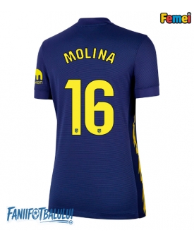 Atletico Madrid Nahuel Molina #16 Tricou Fotbal Replică 2025-26 Femei Deplasare